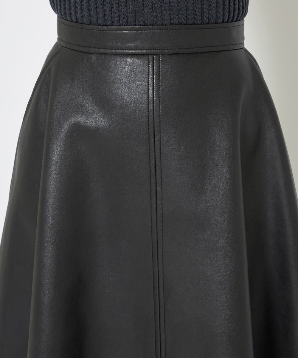 uncrave 【手洗い可】ウォッシャブルエコレザー スカート（uncrave WHITE） 