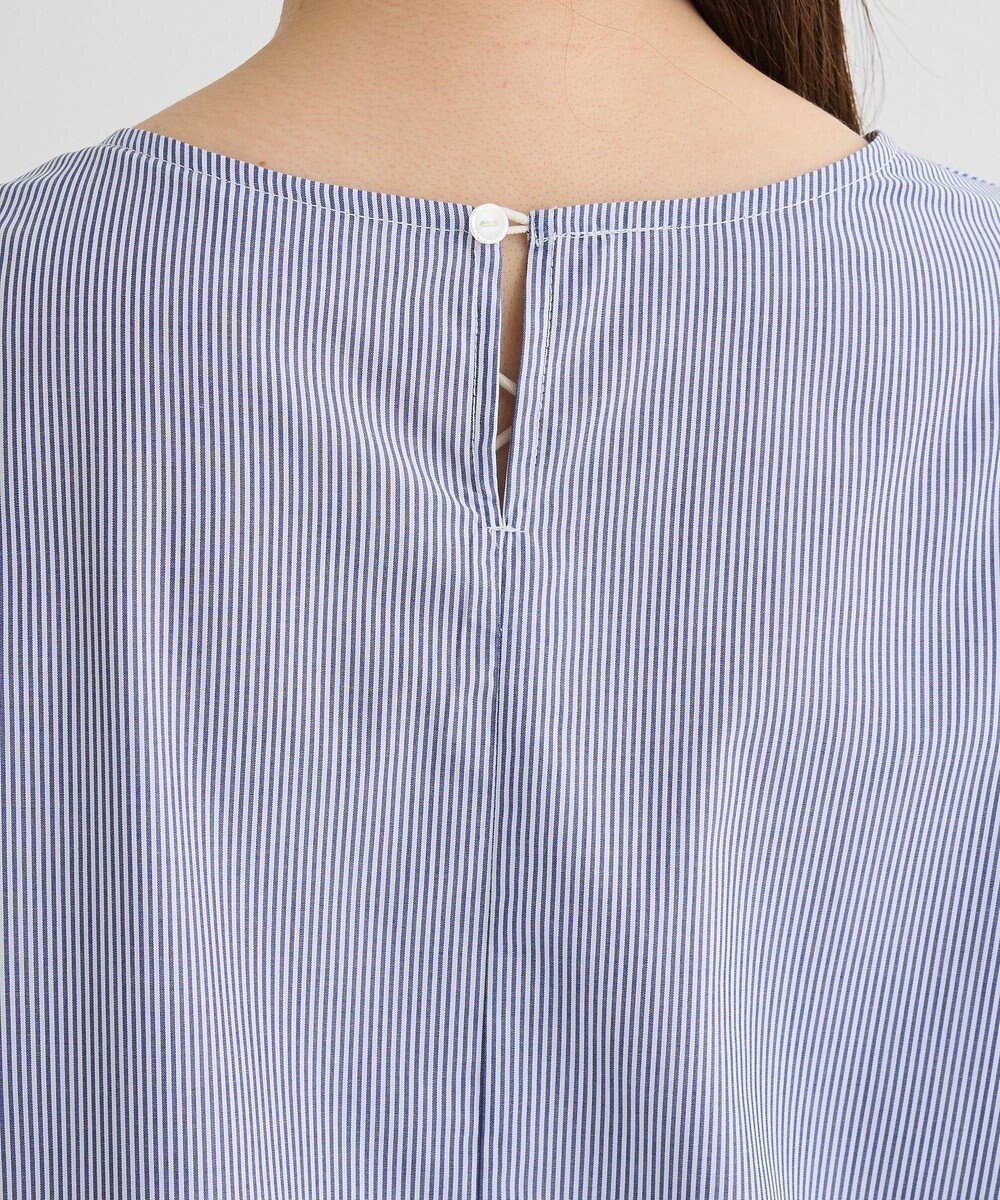 Green Parks イージーケア袖タックブラウス 