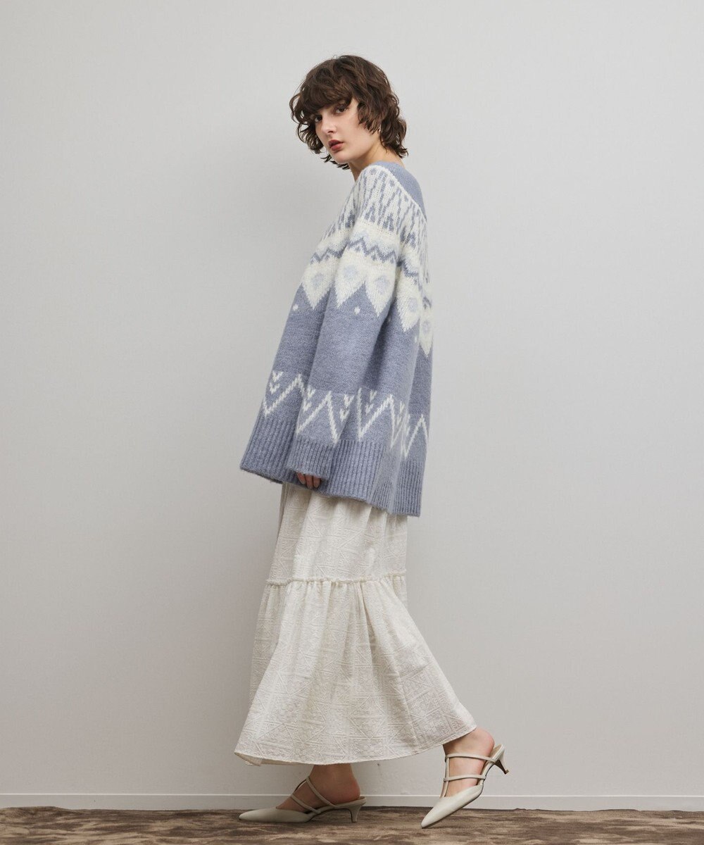 GRACE CONTINENTAL フェアアイルニットトップ 