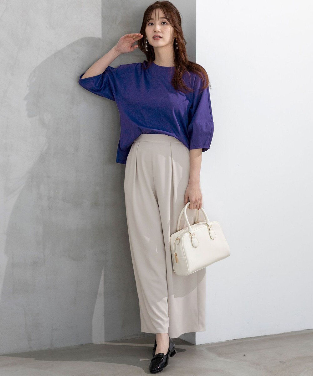 ANY SIS 【接触冷感・吸水速乾・UVカット】サラキレイ ワイドパンツ 