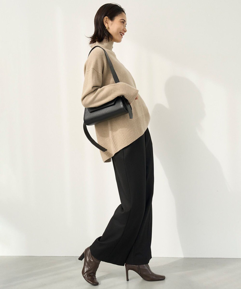 UNFILO カシミヤブレンド ハイネックニット 