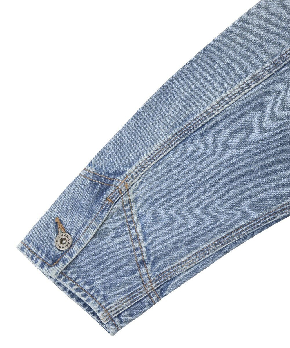 AMERICAN HOLIC ノーカラーデニムカバーオール 