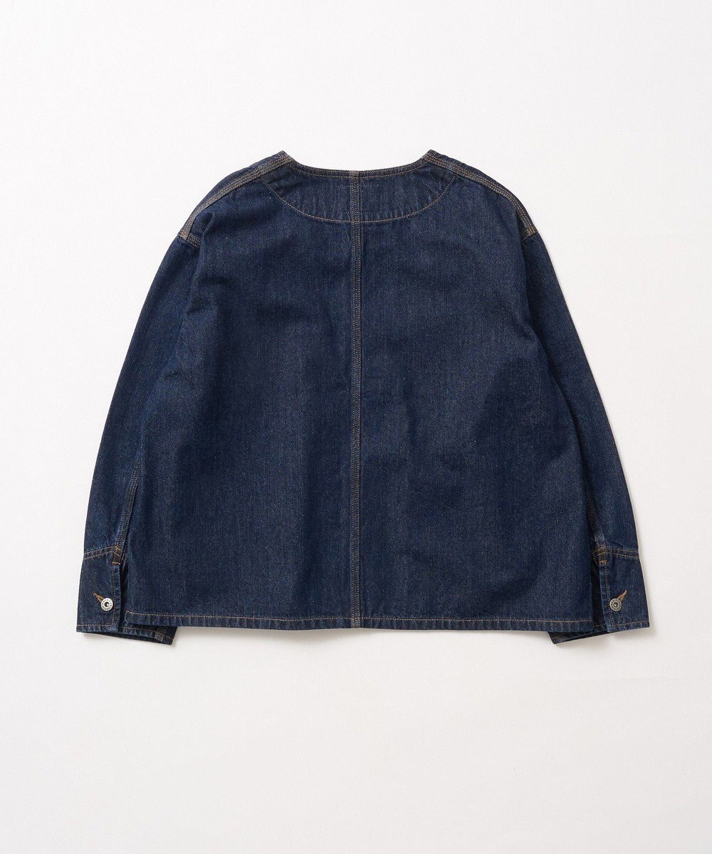 AMERICAN HOLIC ノーカラーデニムカバーオール 