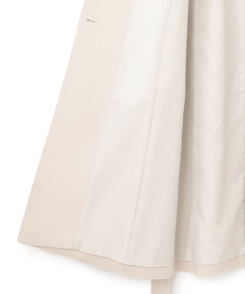 23区 L ウールカシミヤビーバー スタンドカラー コート 