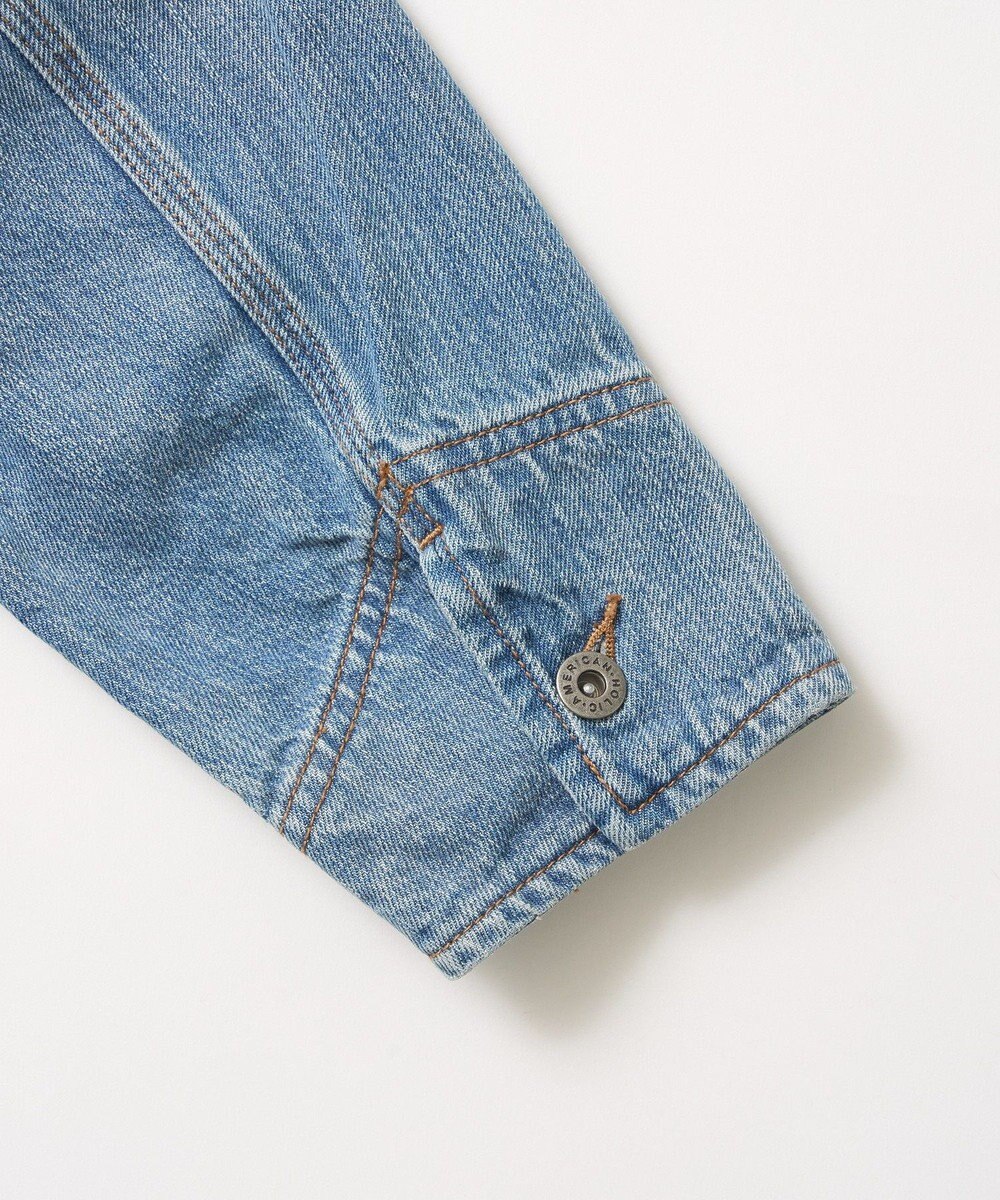 AMERICAN HOLIC ノーカラーデニムカバーオール 