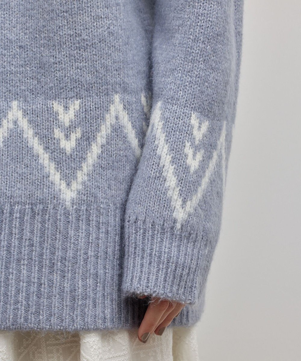 GRACE CONTINENTAL フェアアイルニットトップ 