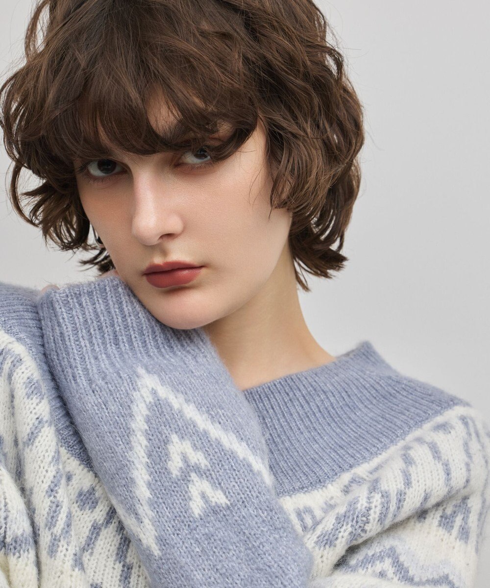 GRACE CONTINENTAL フェアアイルニットトップ 