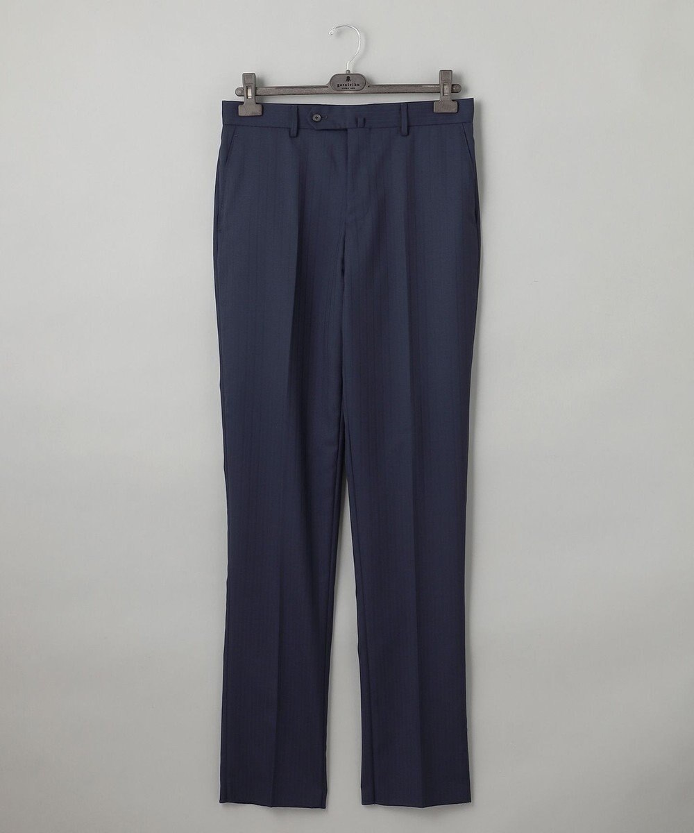 GOTAIRIKU シワになりにくい【御幸毛織/みゆきけおり】DRY SPINNER(ドライスピナー)スーツ（ネイビーストライプ） 