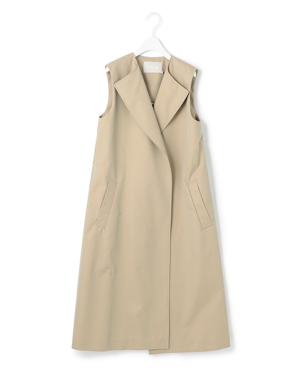 ICB L T/Cシャンブレーツイル 3WAYコート 