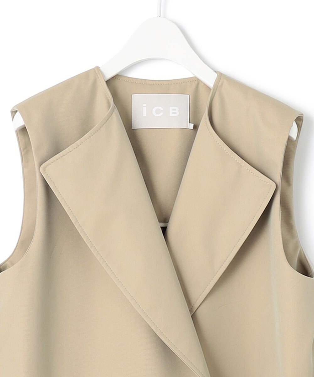 ICB L T/Cシャンブレーツイル 3WAYコート 