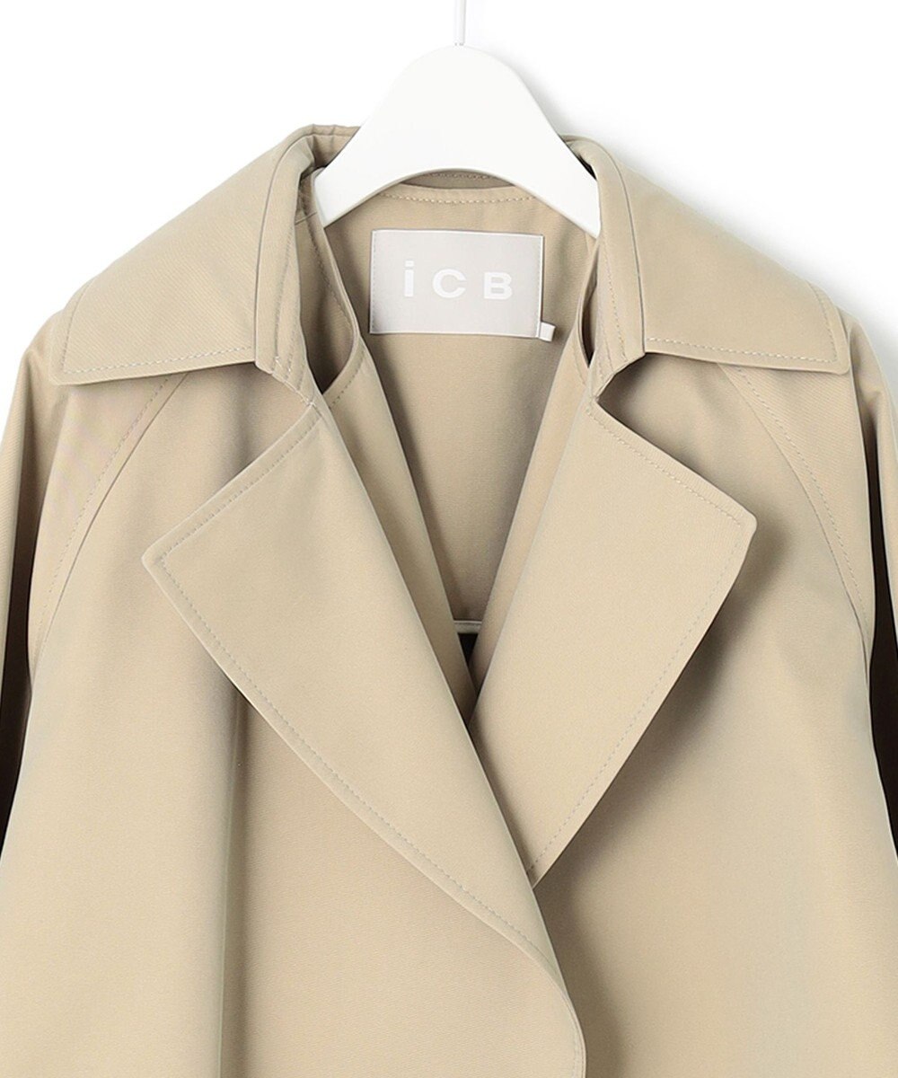 ICB L T/Cシャンブレーツイル 3WAYコート 