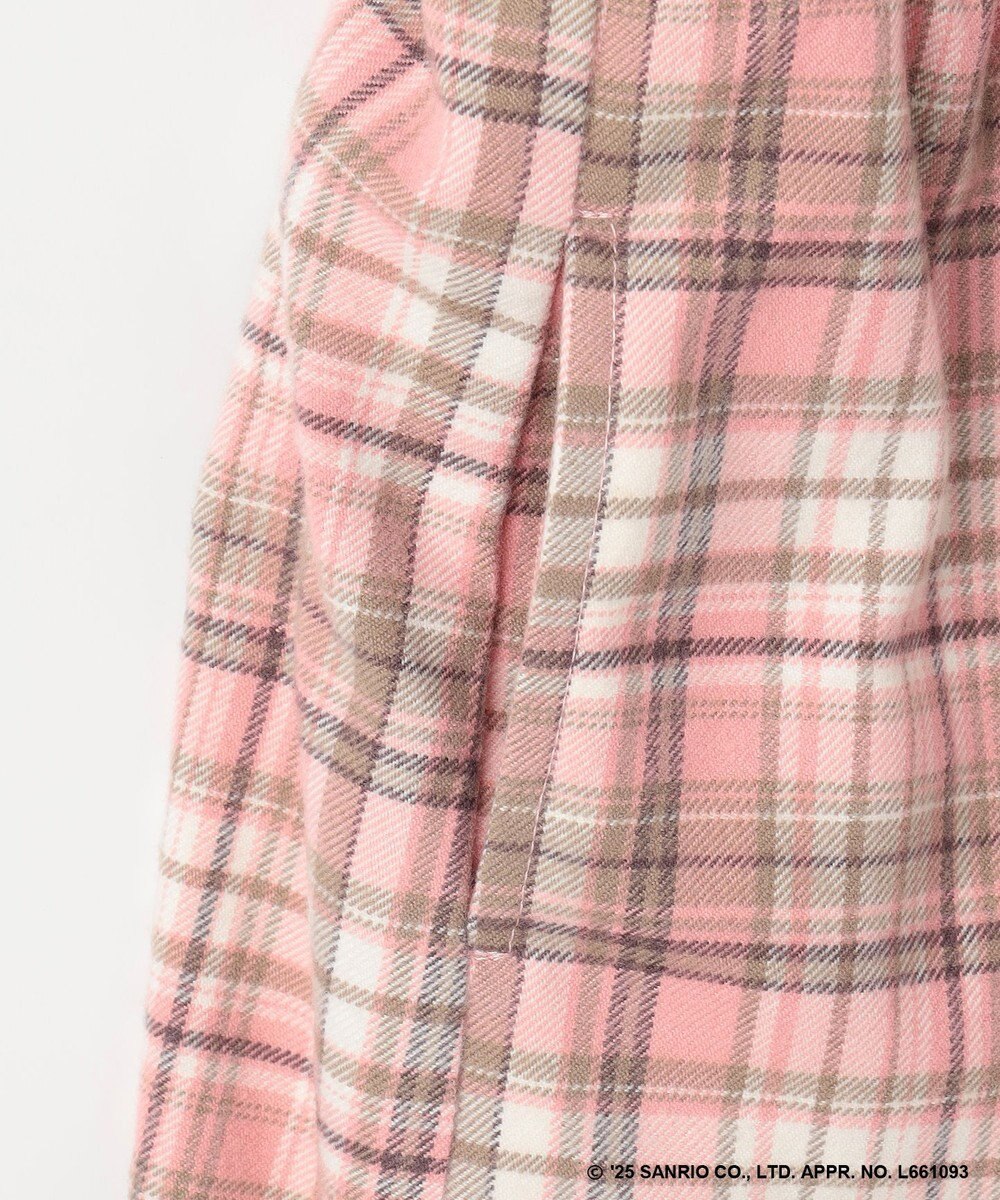 ANY KIDS 【マイメロディ＆クロミ×ANY KIDS】チェック ジャンパースカート 