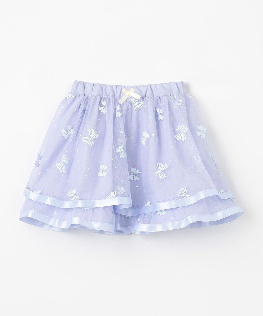 ANY KIDS リボン チュールスカート 