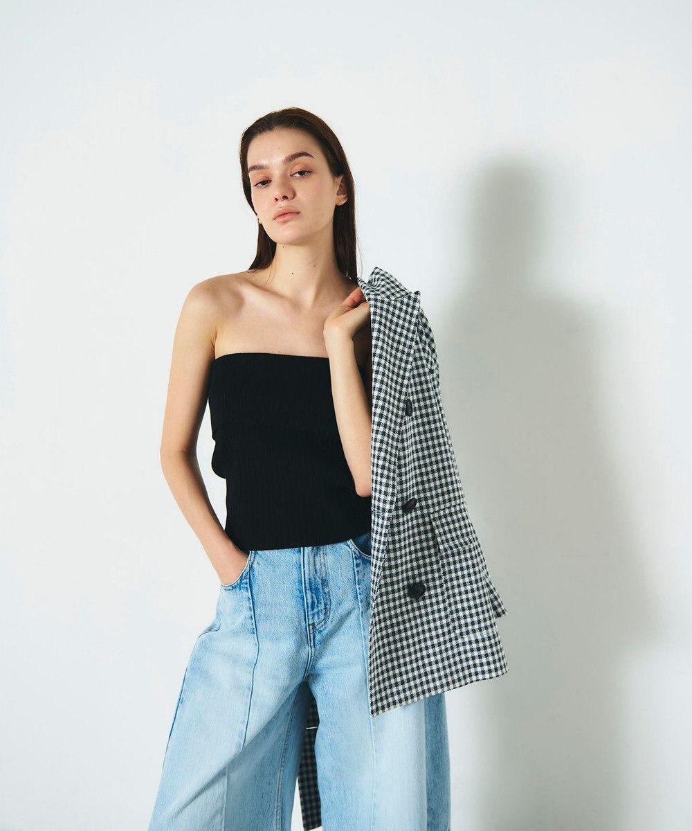 GRACE CONTINENTAL リブベアトップ 