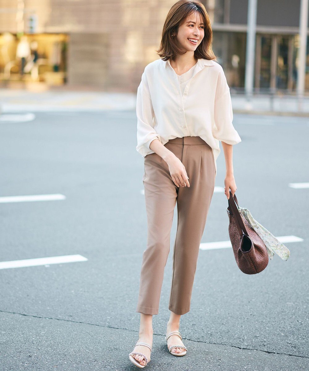 ANY SIS S 【接触冷感】シアー ブラウス 