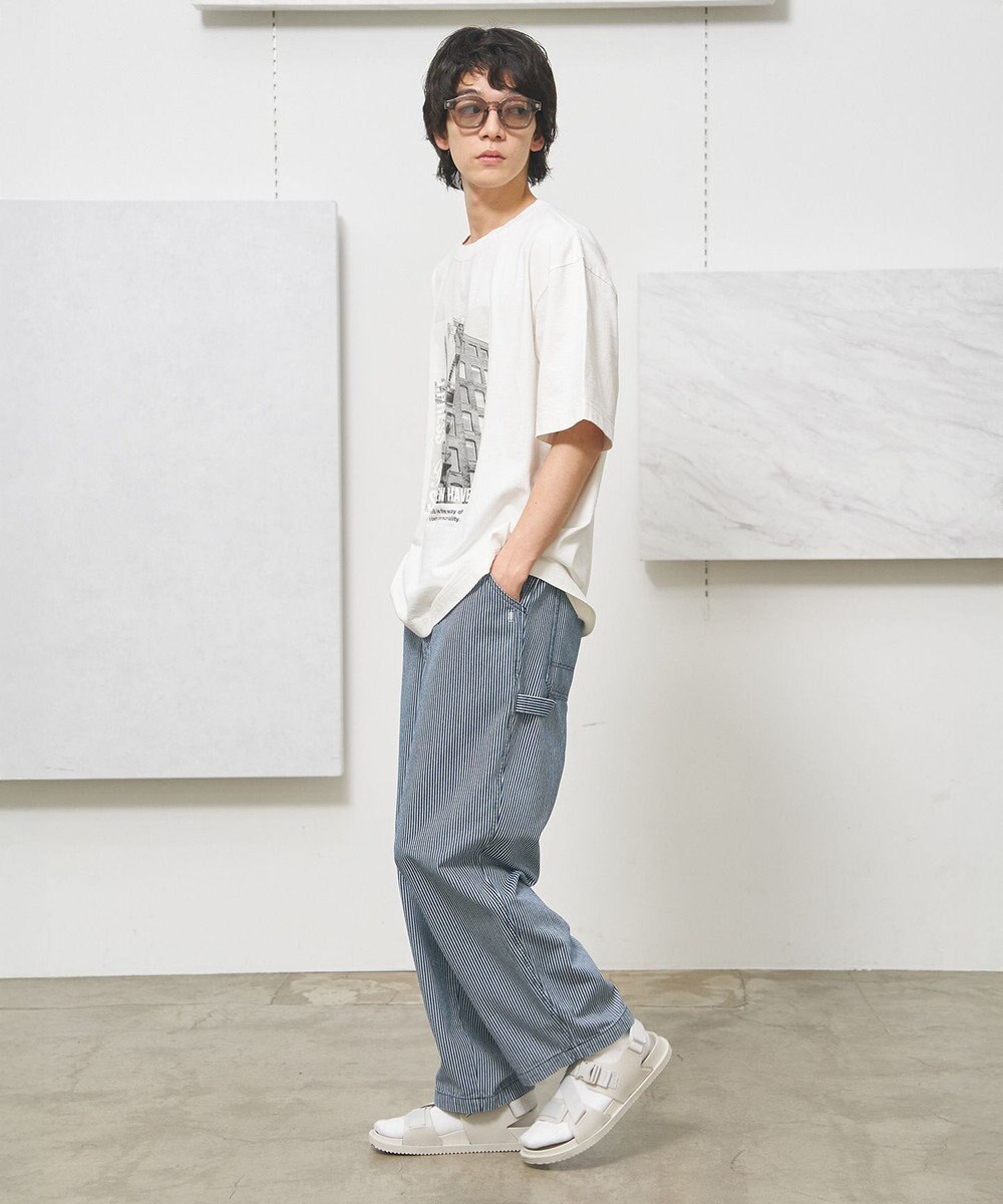 J.PRESS YORK STREET 【UNISEX】フォトプリントTシャツ ”New Yourk street” 