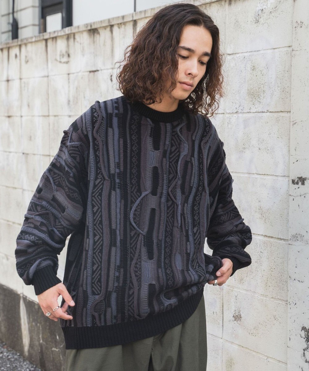 WEGO 3Dニットプルオーバー 