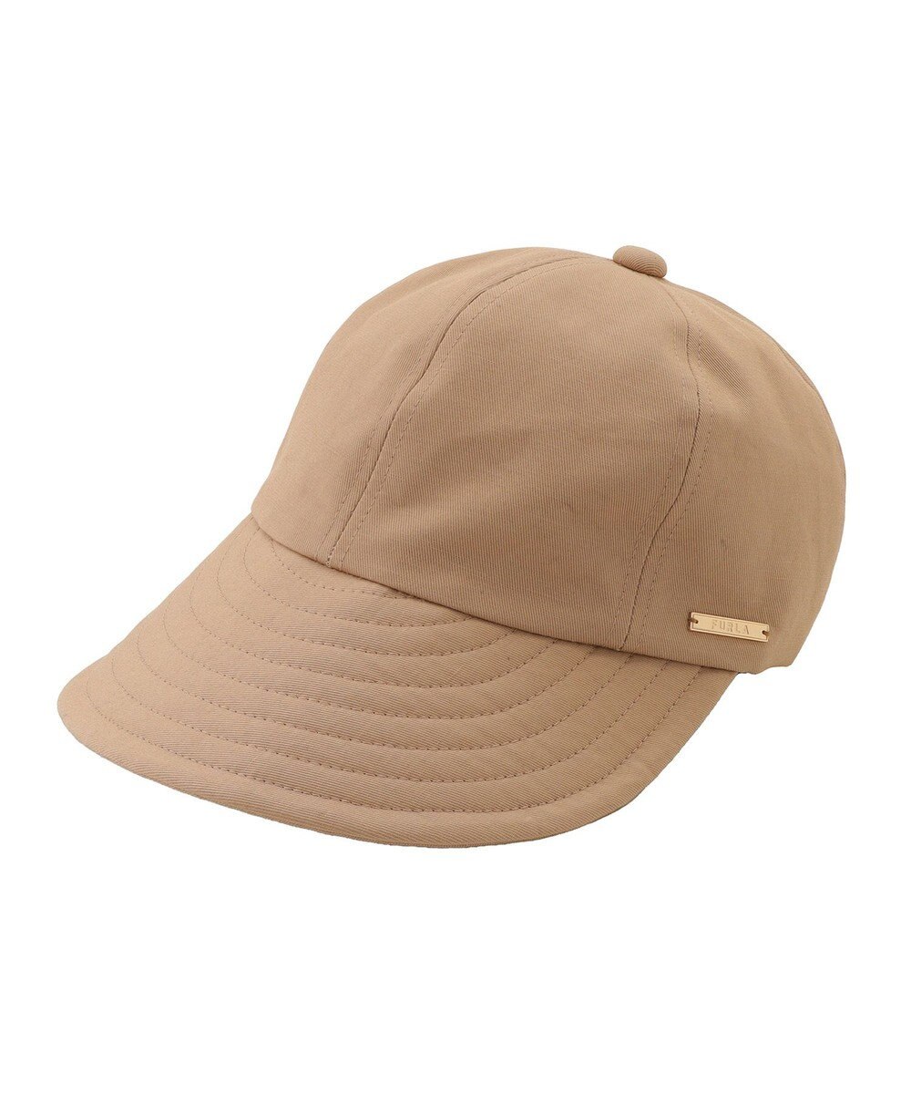 MOONBAT 【帽子】フルラ (FURLA) ジョッキーハット　ロゴプレート 