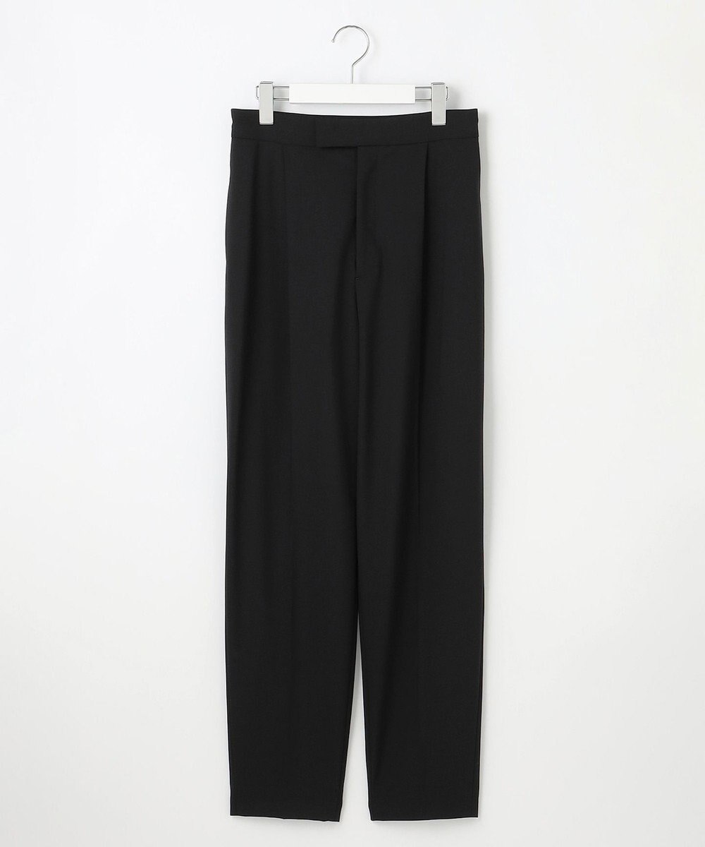 23区 【エステータ】ウールトロドライストレッチ タックテーパード パンツ 