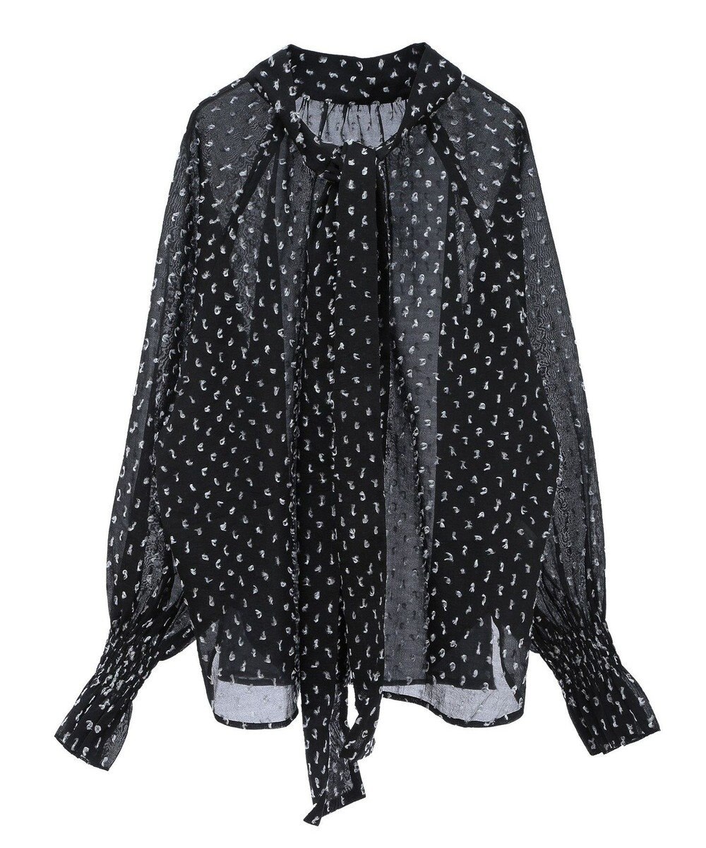 Green Parks ボウタイリボンブラウス 