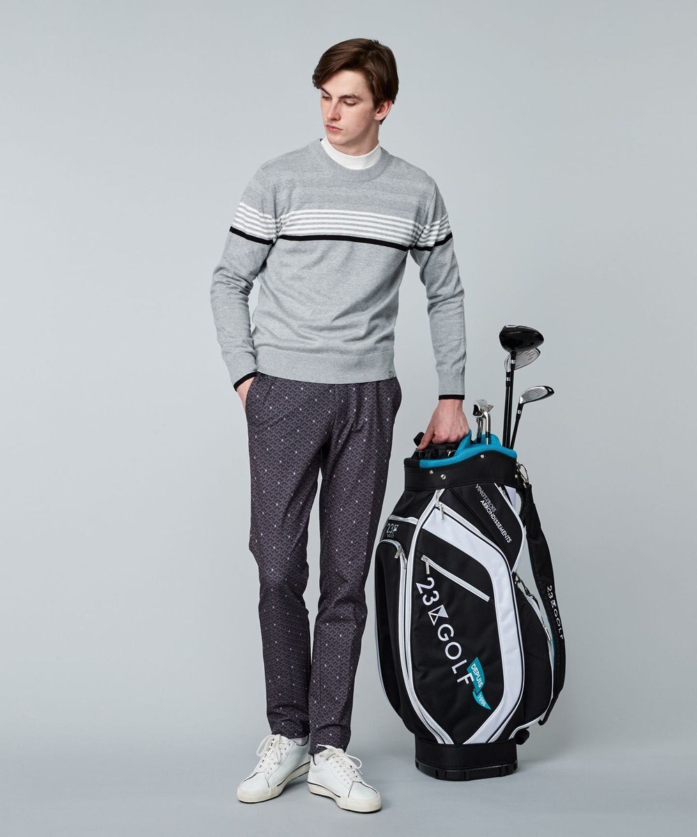 23区GOLF 嬉しいインナー付き【ニット＋吸湿発熱インナー】ニット ツインセット 