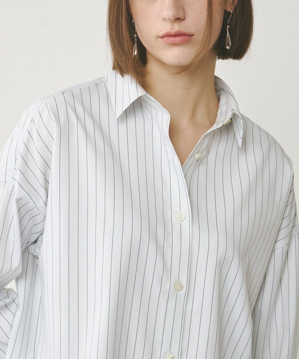 GRACE CONTINENTAL チュールレイヤードシャツ 