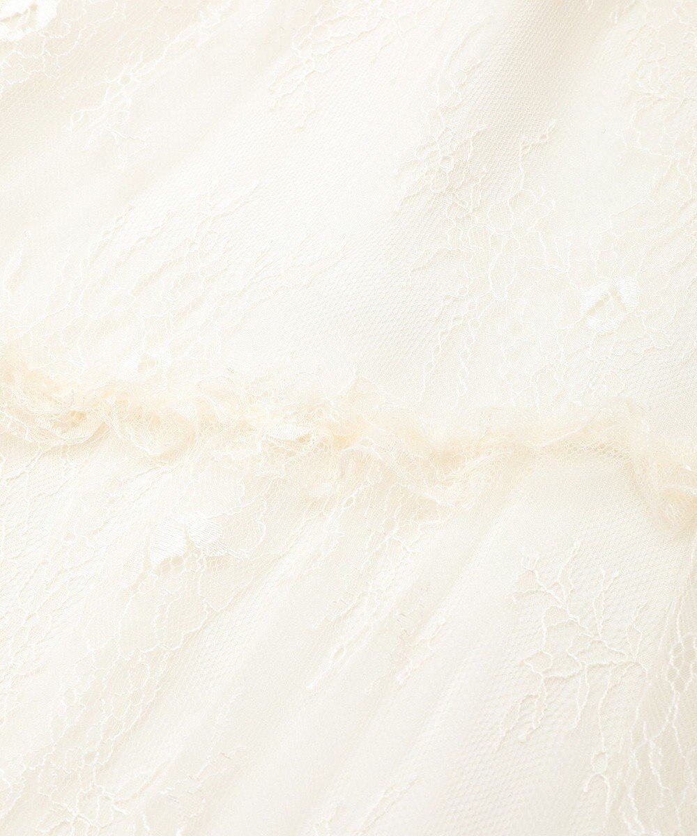 earth music&ecology レースフリルティアードスカート 