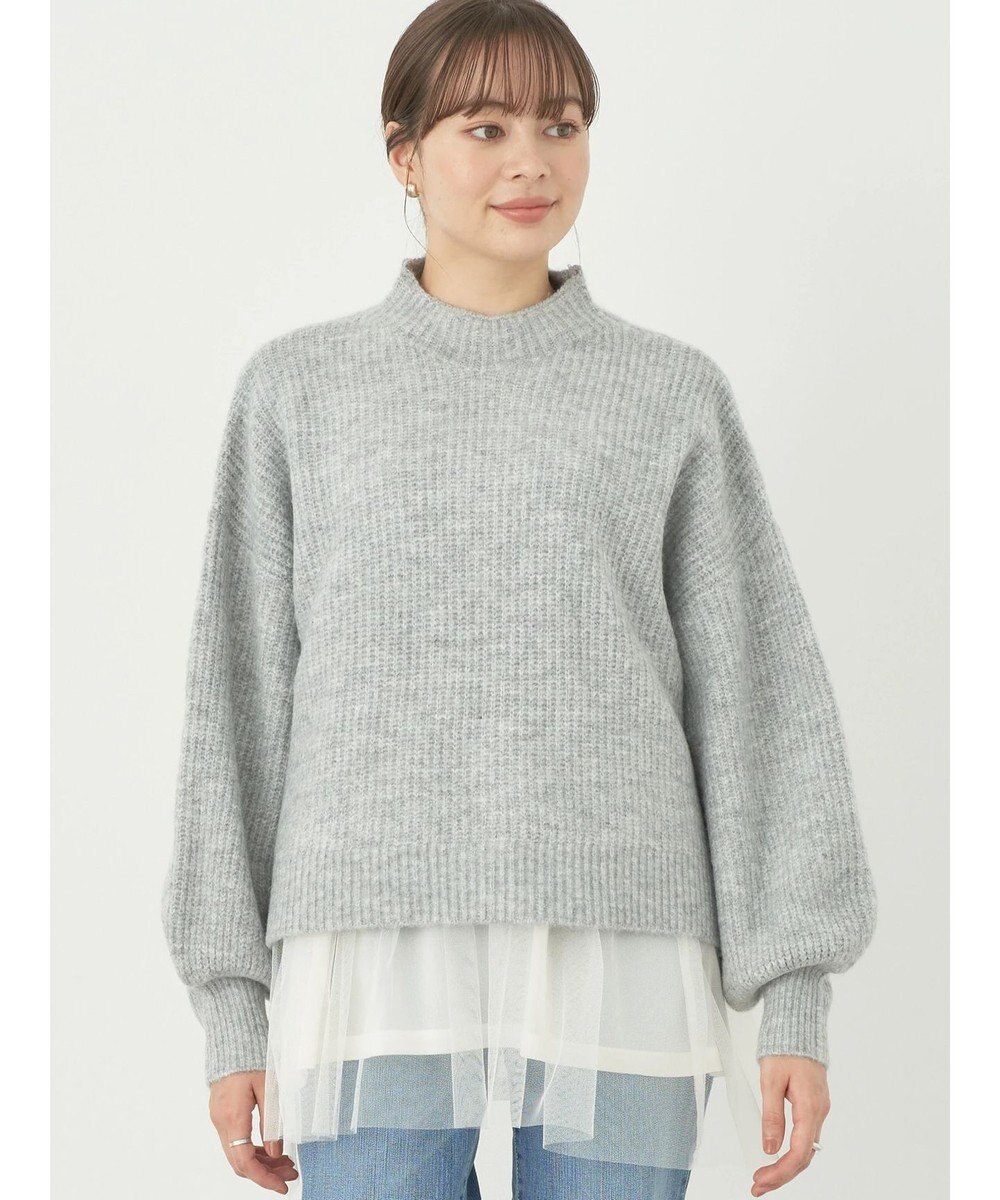 earth music&ecology ＦＬＵＦＦＹハイネックプルオーバー 