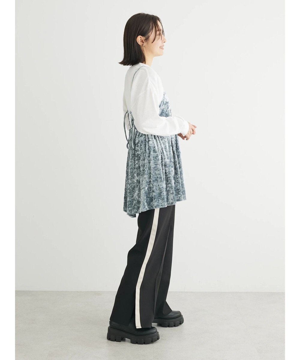 Green Parks ・ＥＬＥＮＣＡＲＥ　ＤＵＥクラッシュベロアキャミチュニック 