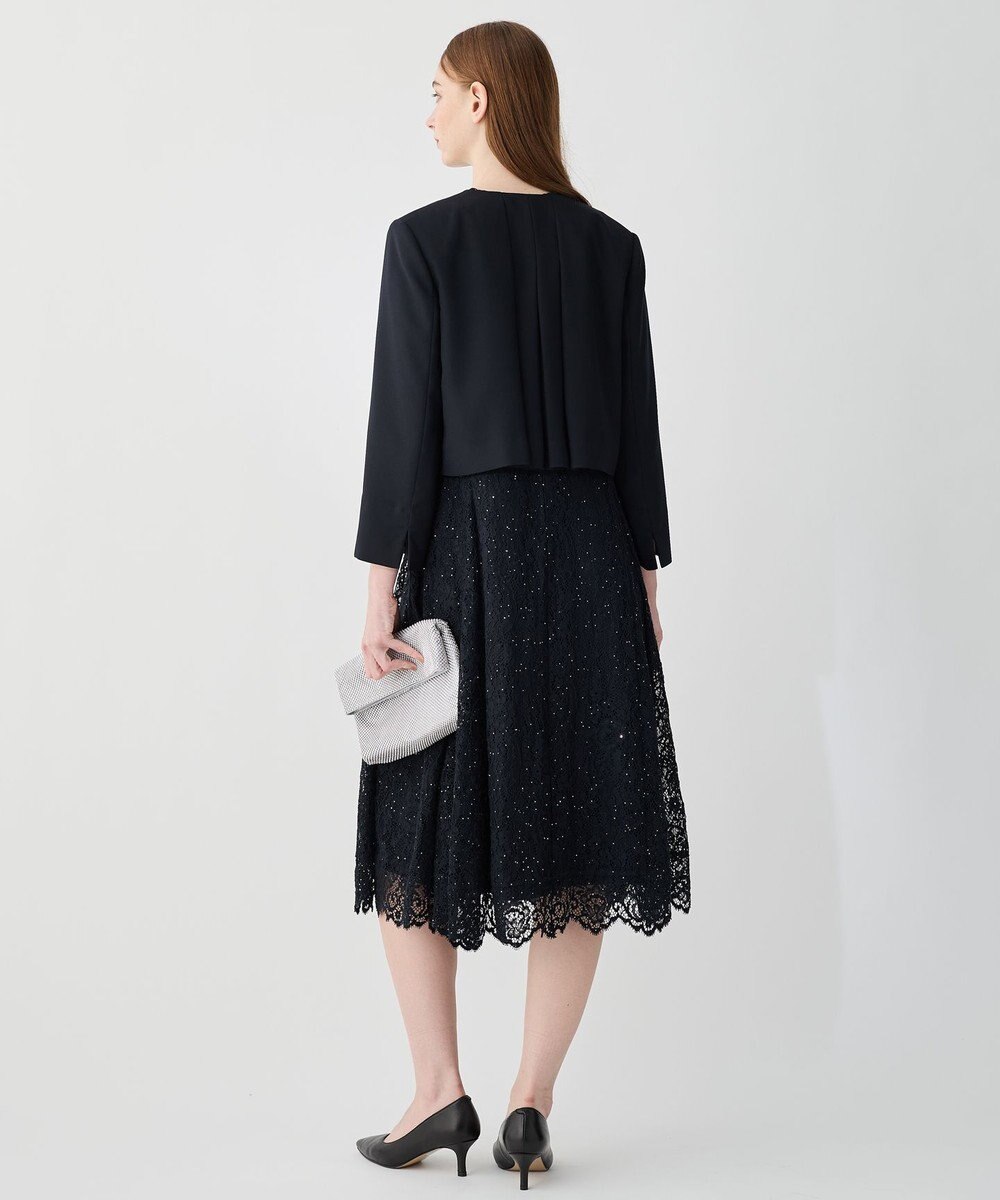 23区 L 【APPLAUDIR】バックサテンジョーゼット ジャケット 