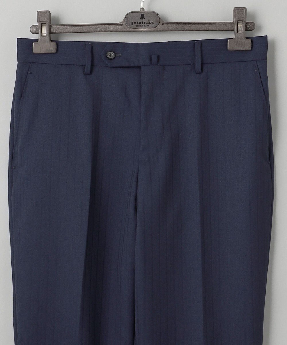 GOTAIRIKU シワになりにくい【御幸毛織/みゆきけおり】DRY SPINNER(ドライスピナー)スーツ（ネイビーストライプ） 