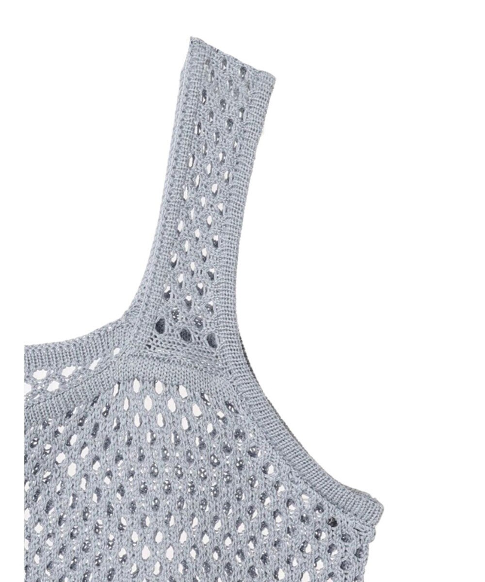 CRAFT STANDARD BOUTIQUE 配色メッシュニットビスチェ 