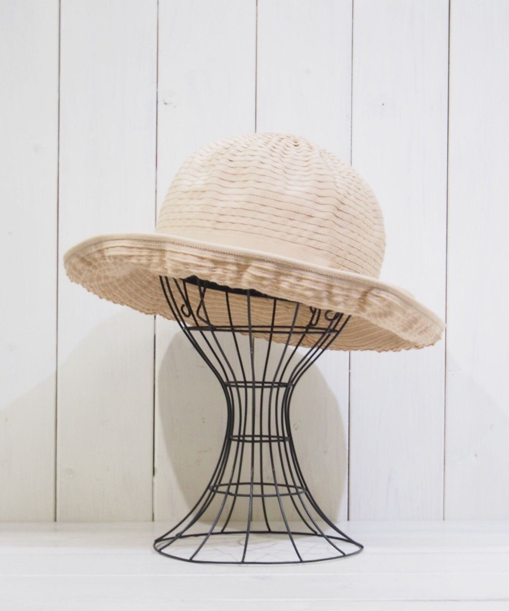 石田製帽 〈25SS新作〉グログランリボン ソフトハット 