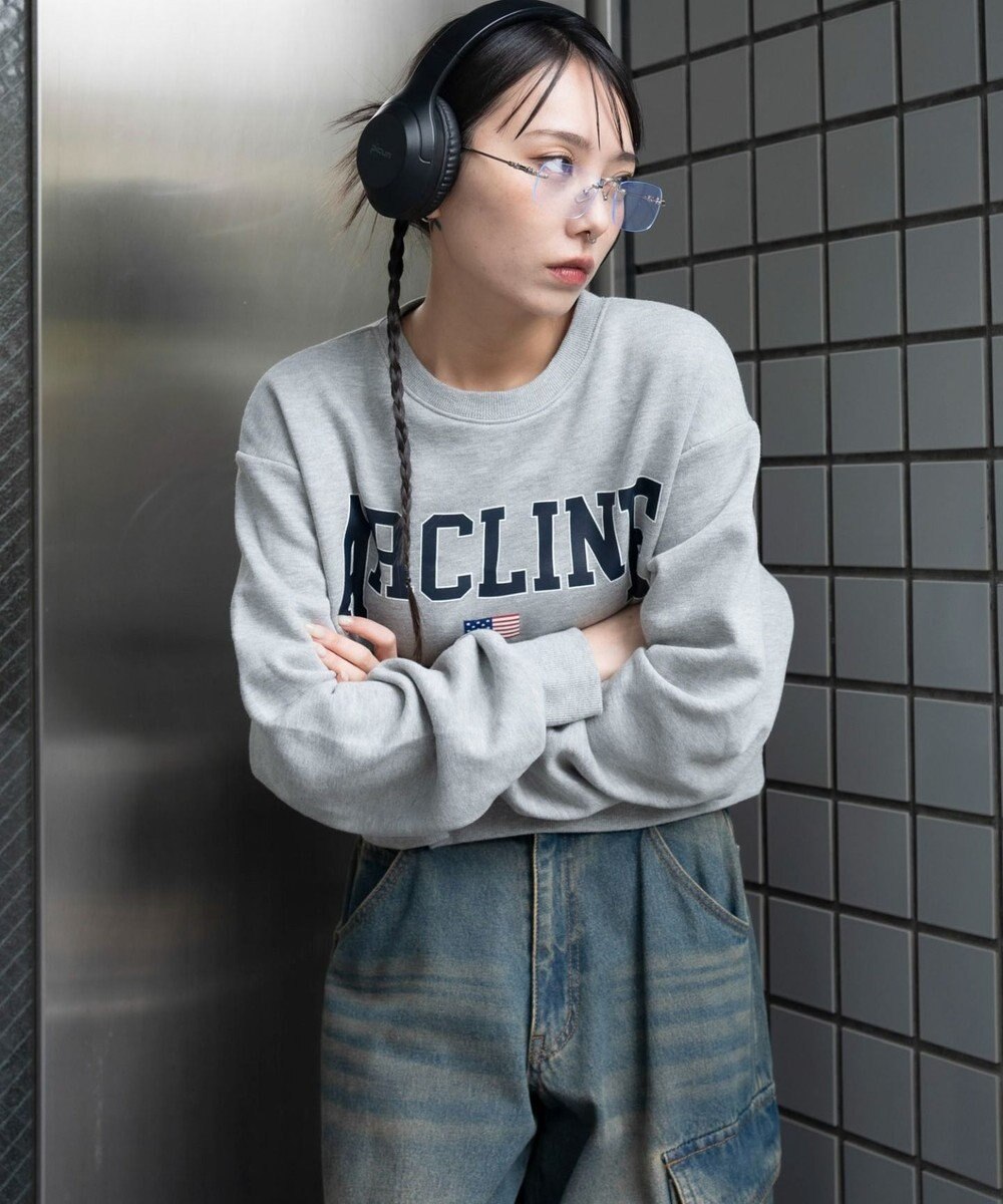 WEGO 【暖かい/裏起毛】裏起毛グラフィックスウェット 