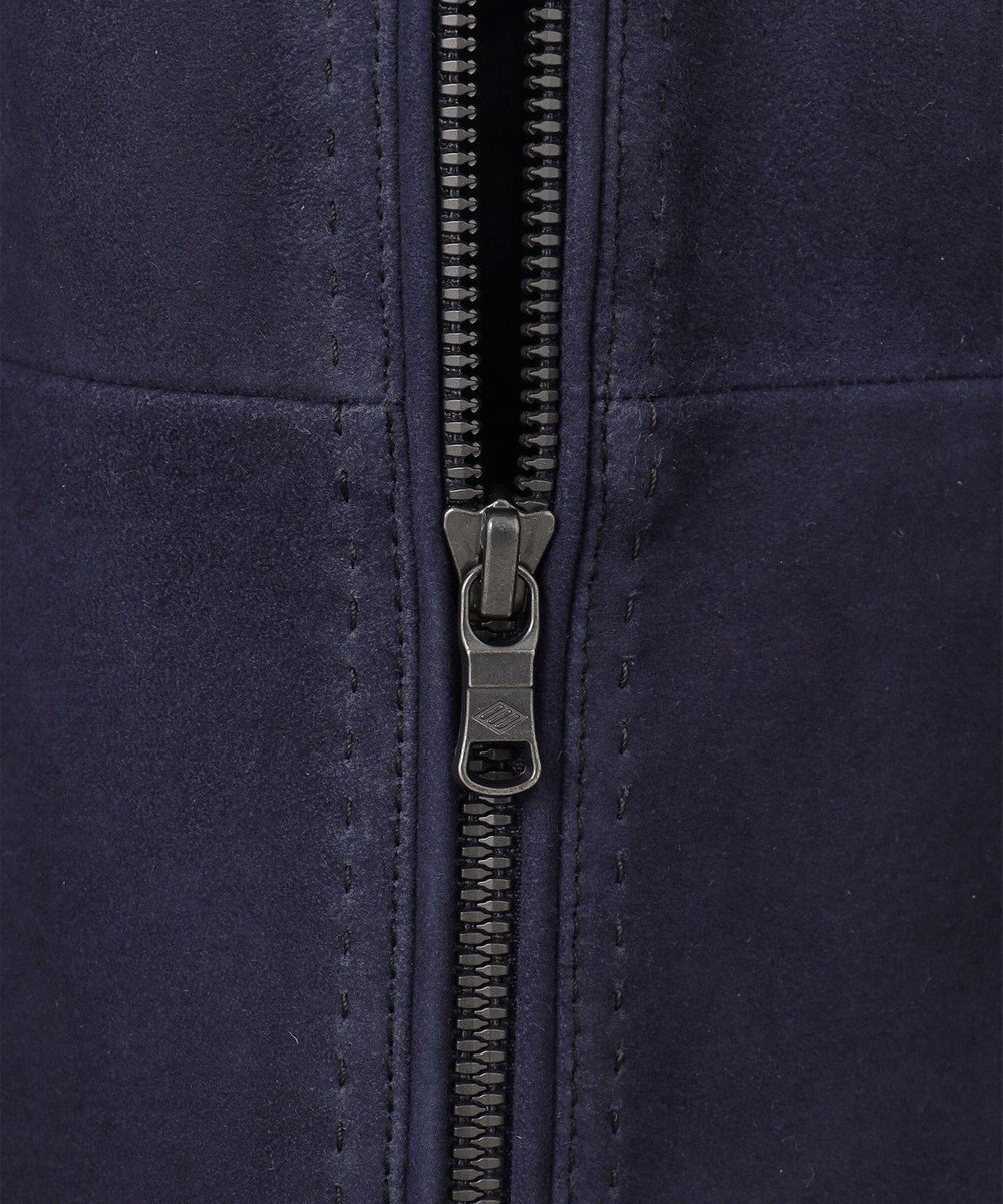 JOSEPH ABBOUD 【キングサイズ・スプリングレザー/スウェード】ゴートスウェード シングル ライダース 