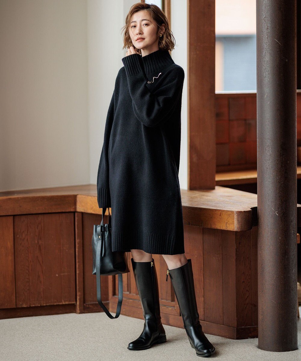 23区 S スーパージーロン ベビーメリノ ワンピース 