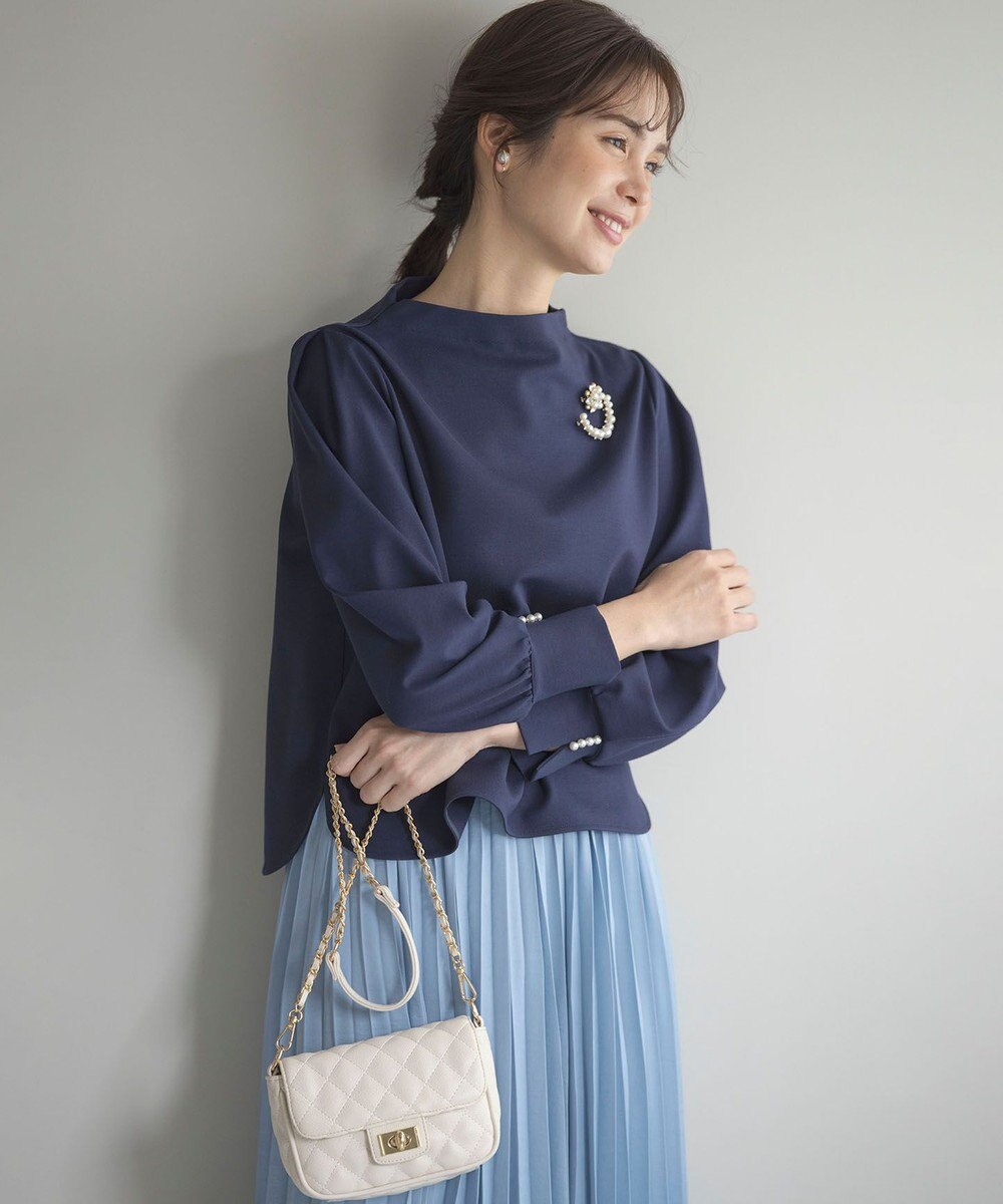 組曲 【WEB限定・2SET】ポンチトップス×プリーツスカートセットアップ 