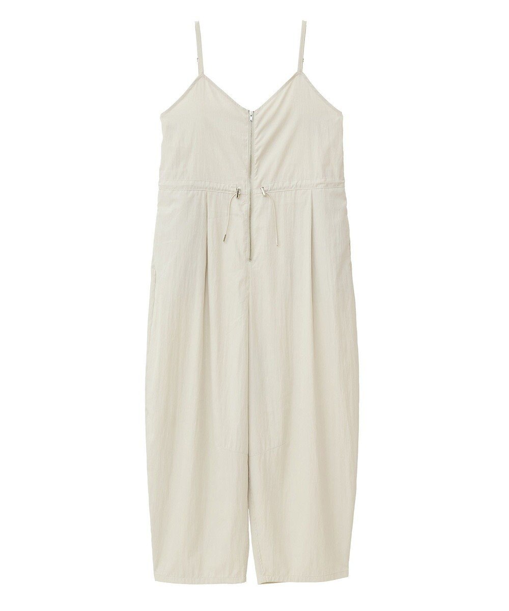 Green Parks ＺＩＰ付きドロストコクーンサロペット 