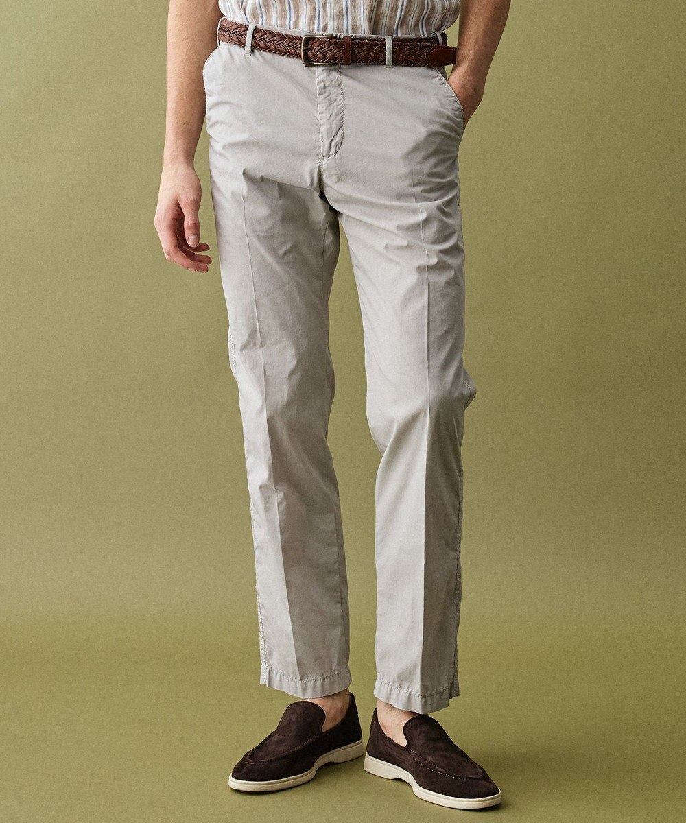 JOSEPH ABBOUD 【ウエストも伸びる!/JAPANファブリック】ヴィンテージコットン ストレッチ パンツ 