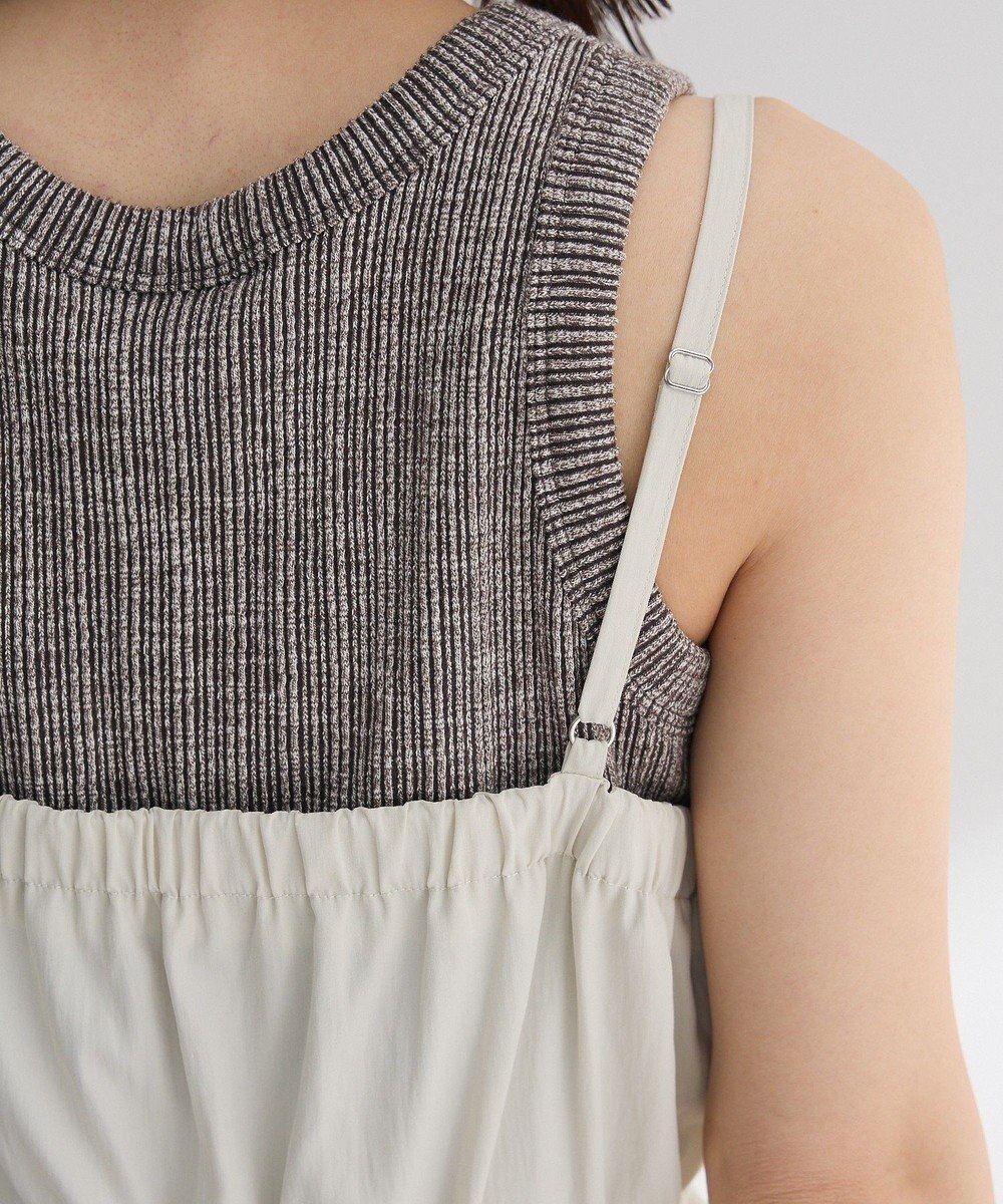 Green Parks ＺＩＰ付きドロストコクーンサロペット 