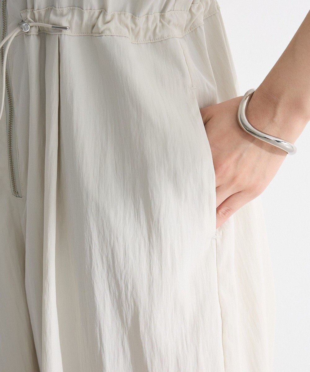 Green Parks ＺＩＰ付きドロストコクーンサロペット 