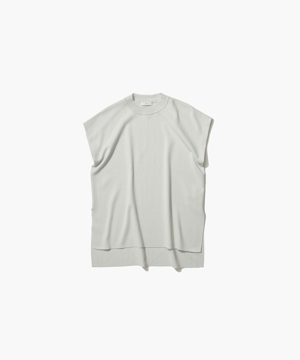 ATON 50/2 NATURAL DYED ORGANIC | モックネックプルオーバー 