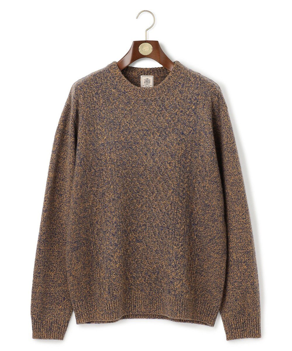 J.PRESS MEN 【KING SIZE】【Cash Lamb’s wool】ケーブルニット / クルー 