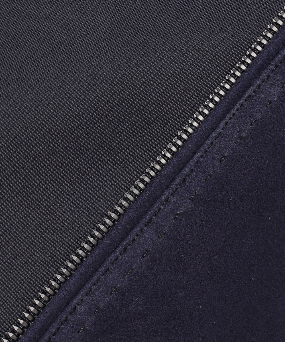 JOSEPH ABBOUD 【キングサイズ・スプリングレザー/スウェード】ゴートスウェード シングル ライダース 