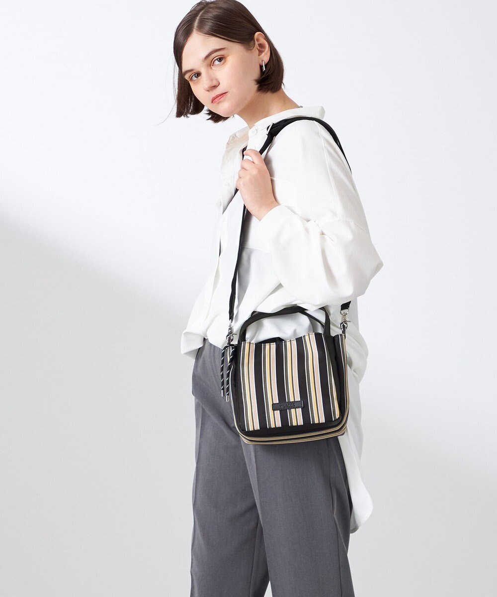 Y'SACCS マルチストライプ すっきりトート Sサイズ 