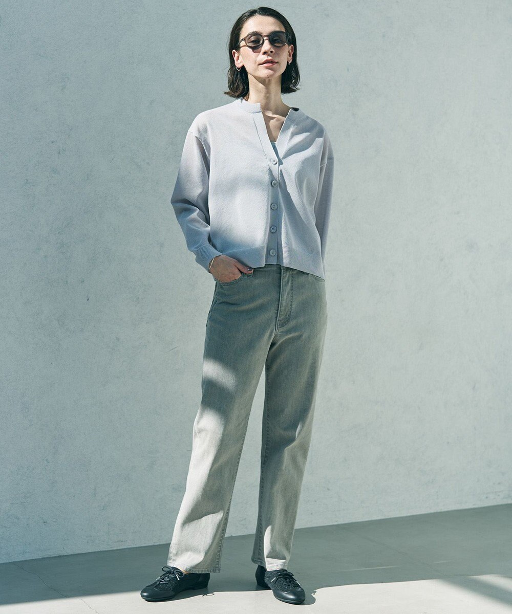 UNFILO 【UNFILO DENIM/新色追加】撥水ストレッチ テーパードデニム 