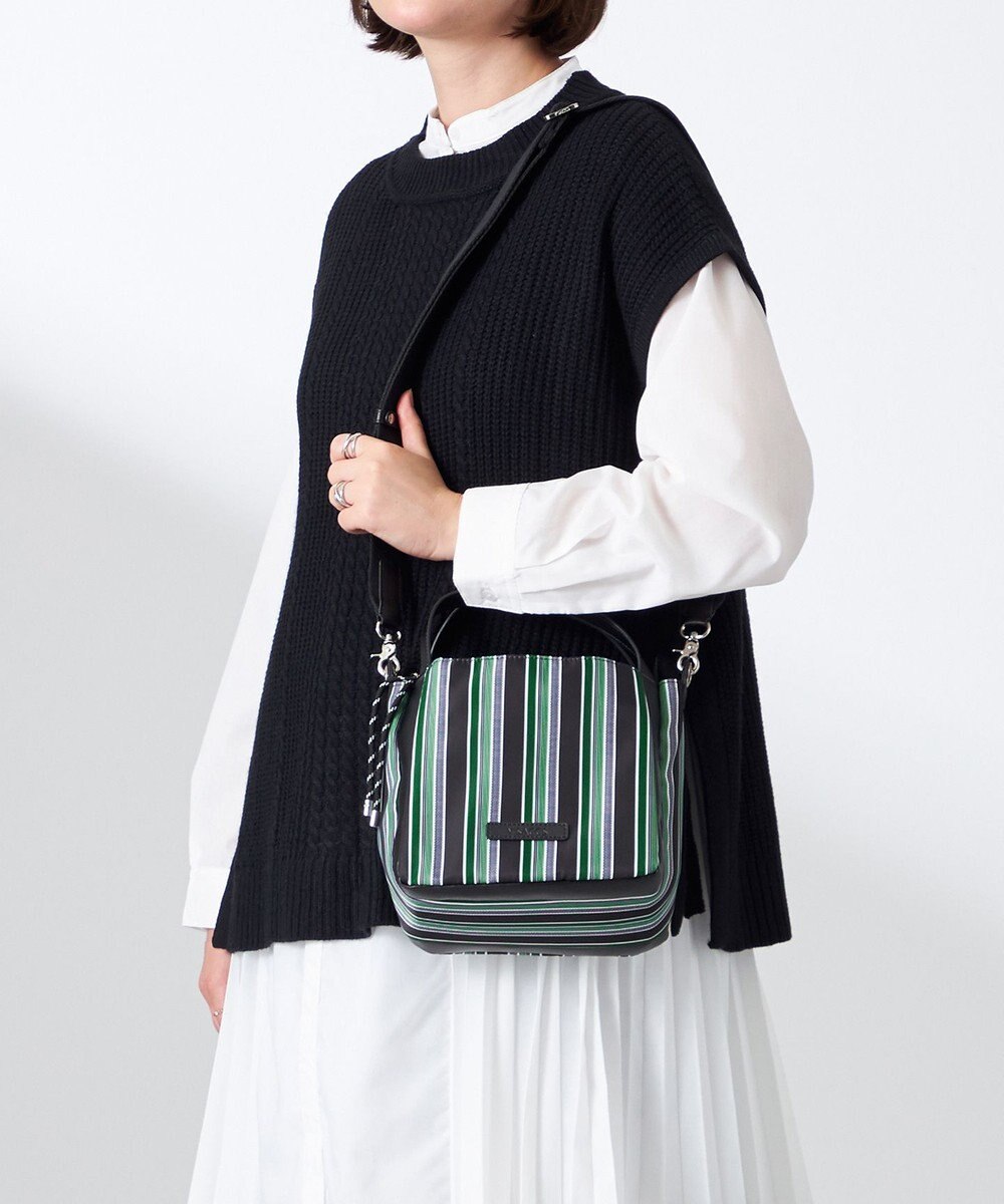 Y'SACCS マルチストライプ すっきりトート Sサイズ 