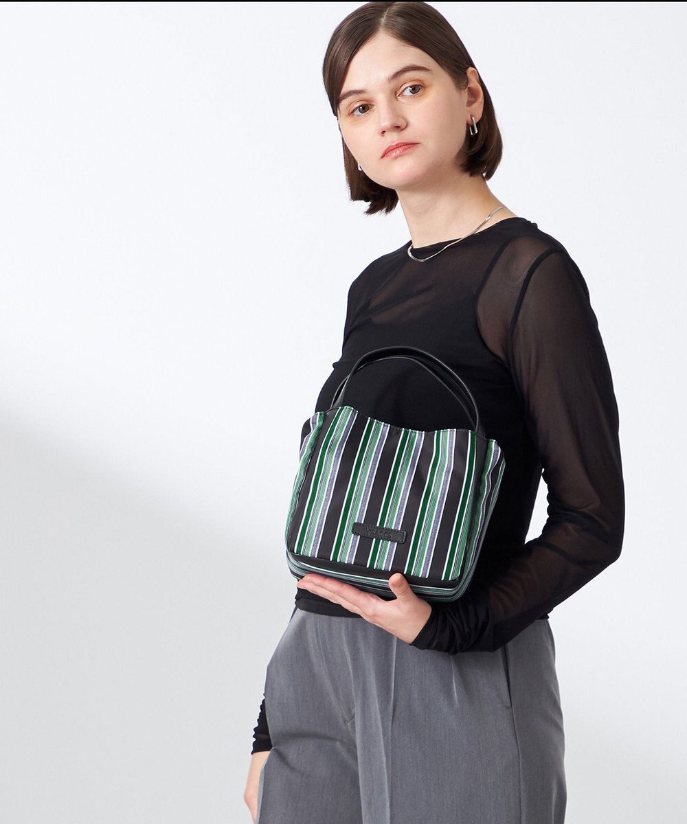 Y'SACCS マルチストライプ すっきりトート Sサイズ 