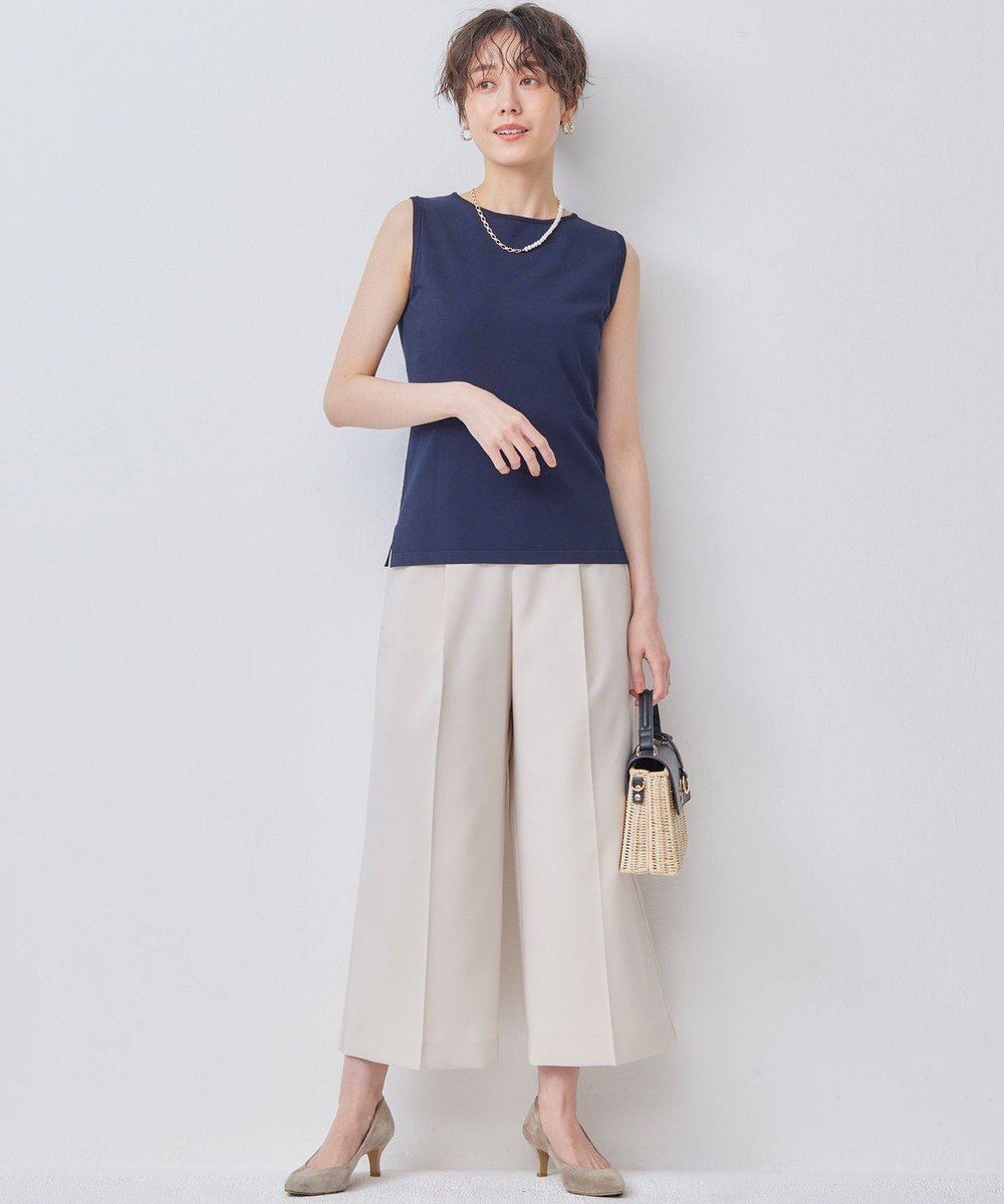 組曲 【WEB限定カラーあり】ニットタンクトップ 