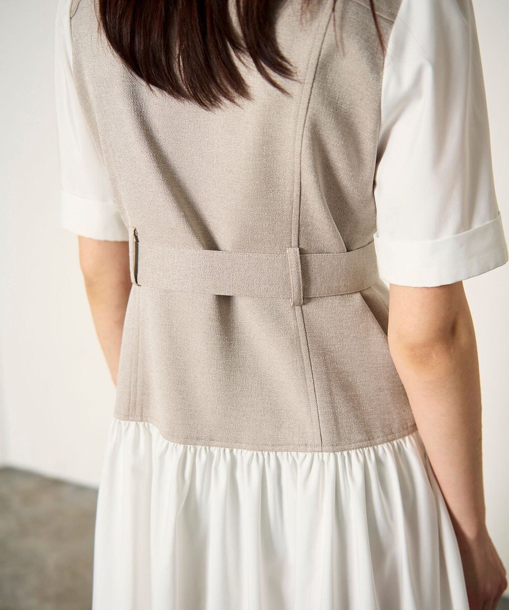 GRACE CONTINENTAL レイヤードコンビワンピース 